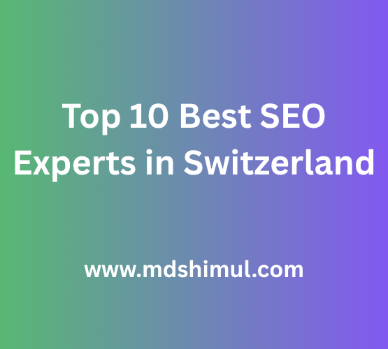 Top 10 Best SEO Experts in Switzerland