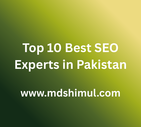 Top 10 Best SEO Experts in Pakistan – Top 10 in 2025