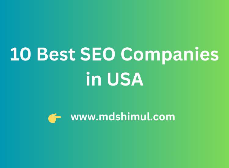 10 Best SEO Companies in USA – Top 10 in 2026