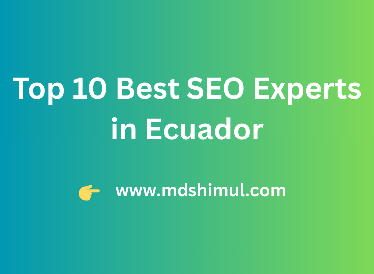 Top 10 Best SEO Experts in Ecuador
